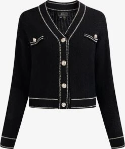 Faina Vesten Gebreid Vest Koosh Dames Zwart