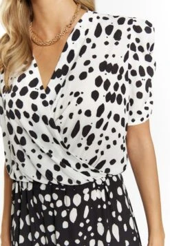 Faina Blouses Met Korte Mouw Blouse Dames Wit 11 Faina Blouses Met Korte Mouw Blouse Dames Wit -Faina Verkoop 04f21afc1897755b30dae5c6962972b8