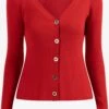 Faina Vesten Gebreid Vest Tylin Dames Rood 2 Faina Vesten Gebreid Vest Tylin Dames Rood -Faina Verkoop 0695555ee589519296bf1ac8e6e9906d