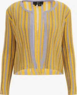 Faina Vesten Gebreid Vest Dames Geel