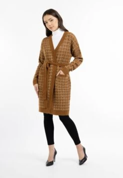 Faina Vesten Gebreid Vest Koosh Dames Cognac -Faina Verkoop 12abf8dcad3e5be2241bace116687660