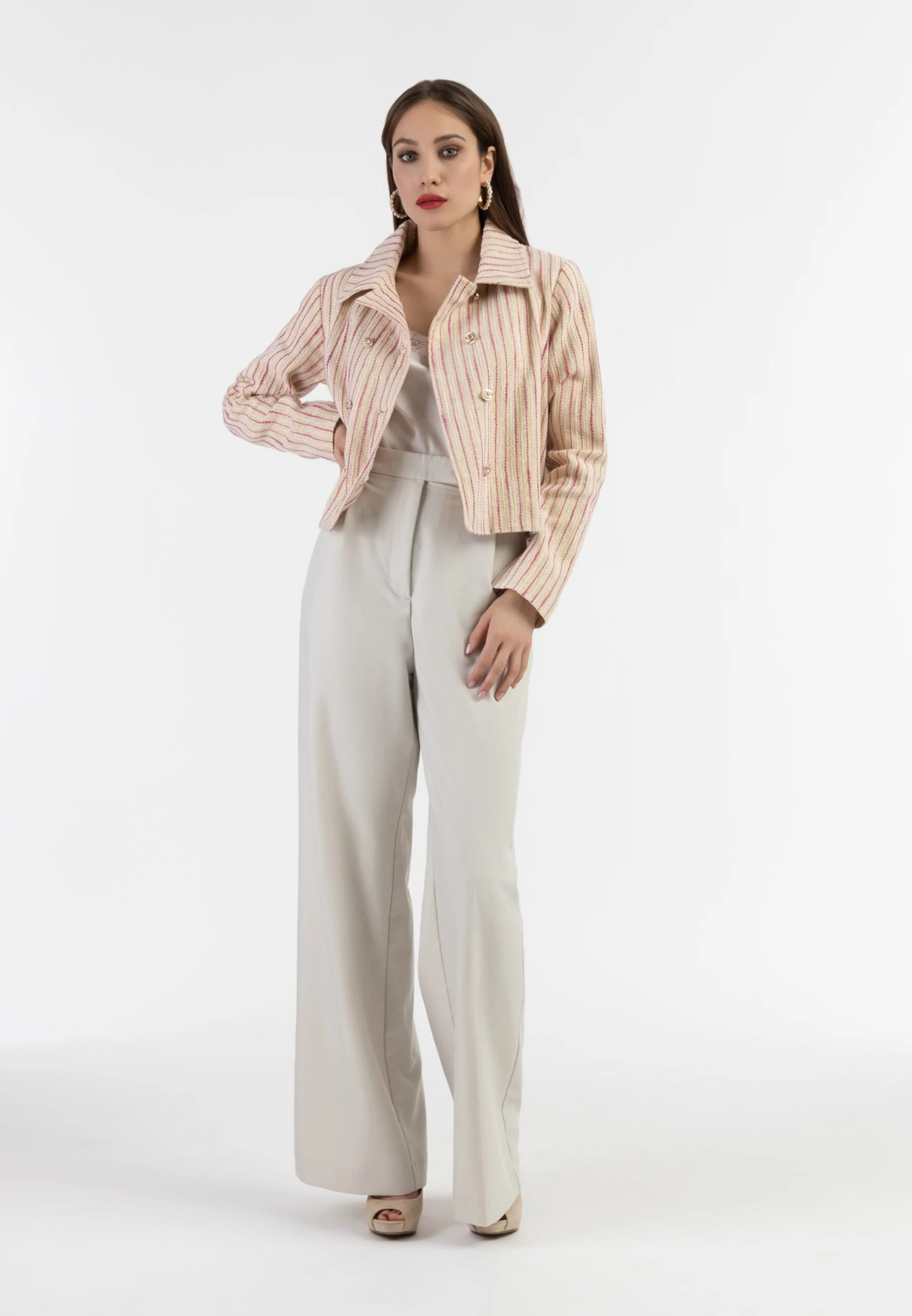 Faina Tussenjassen Tussenjas Dames Magenta 6 Faina Tussenjassen Tussenjas Dames Magenta - Image 4