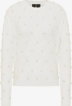 Faina Fijngebreide Truien Trui Tylin Dames Wit