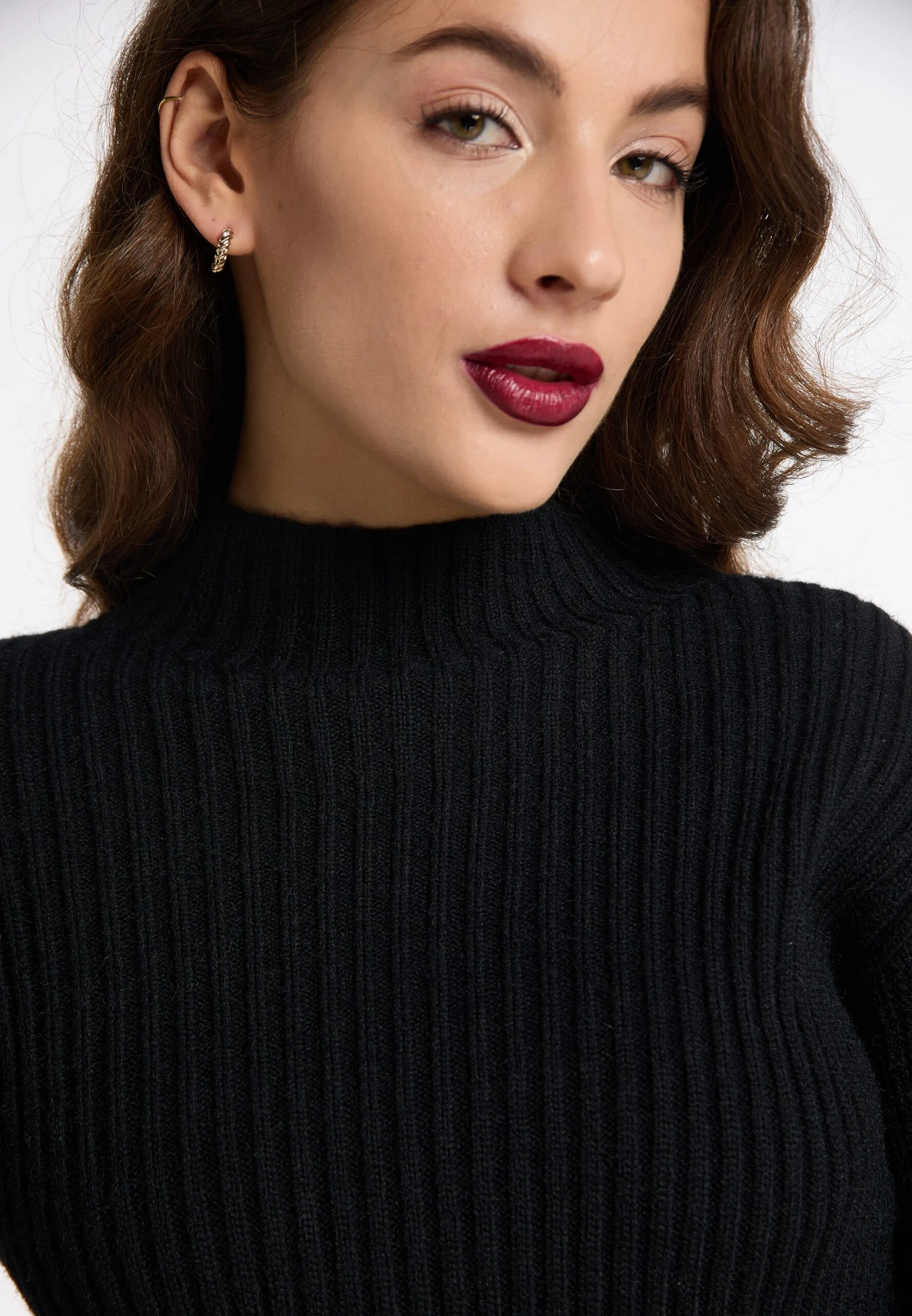 Faina Fijngebreide Truien Trui Tylin Dames Zwart 7 Faina Fijngebreide Truien Trui Tylin Dames Zwart - Image 5