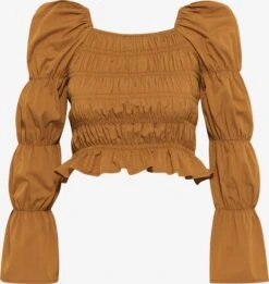 Faina Blouseshirts Blouse Dames Cognac