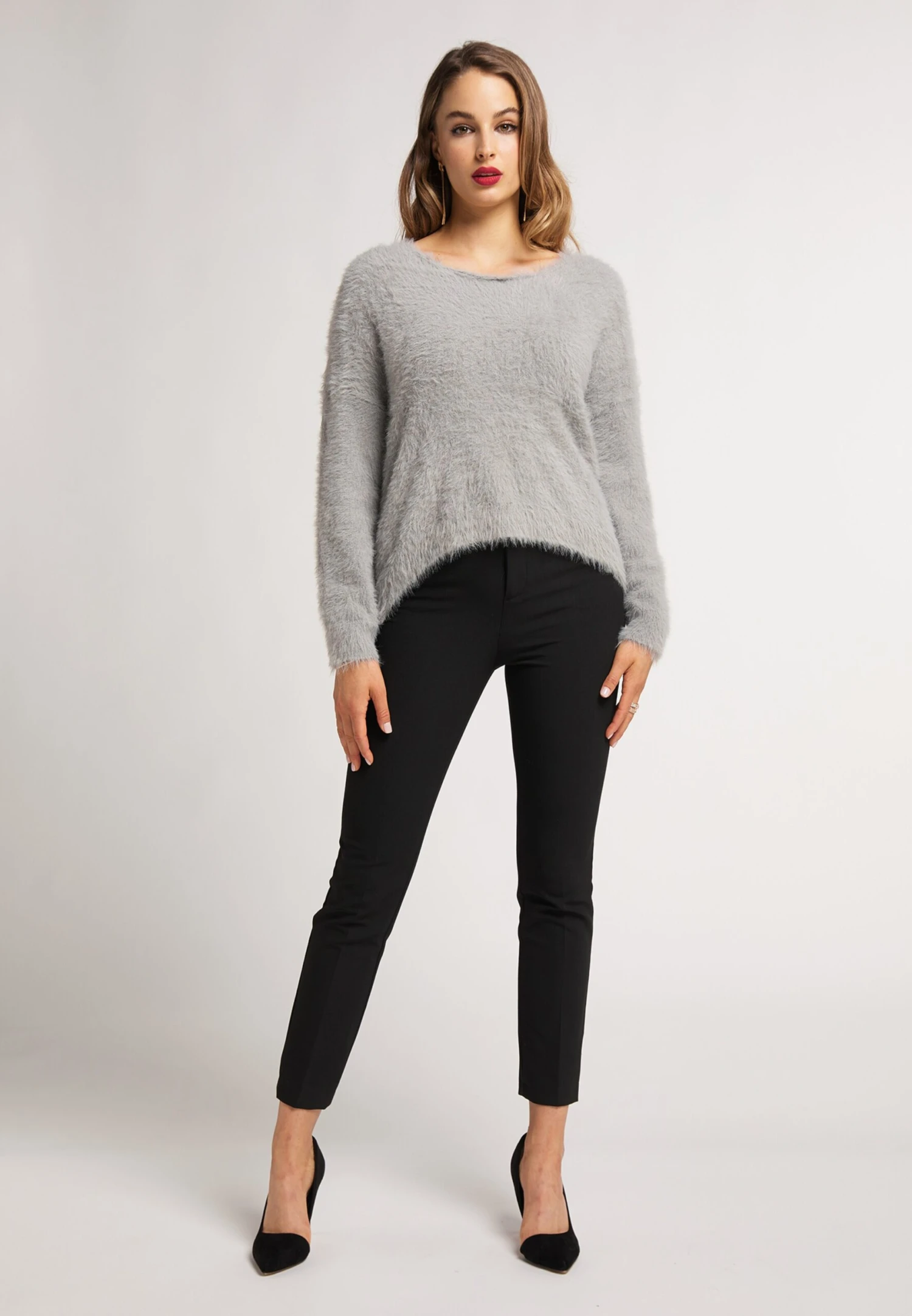 Faina Truien Trui Dames Grijs 6 Faina Truien Trui Dames Grijs - Image 4