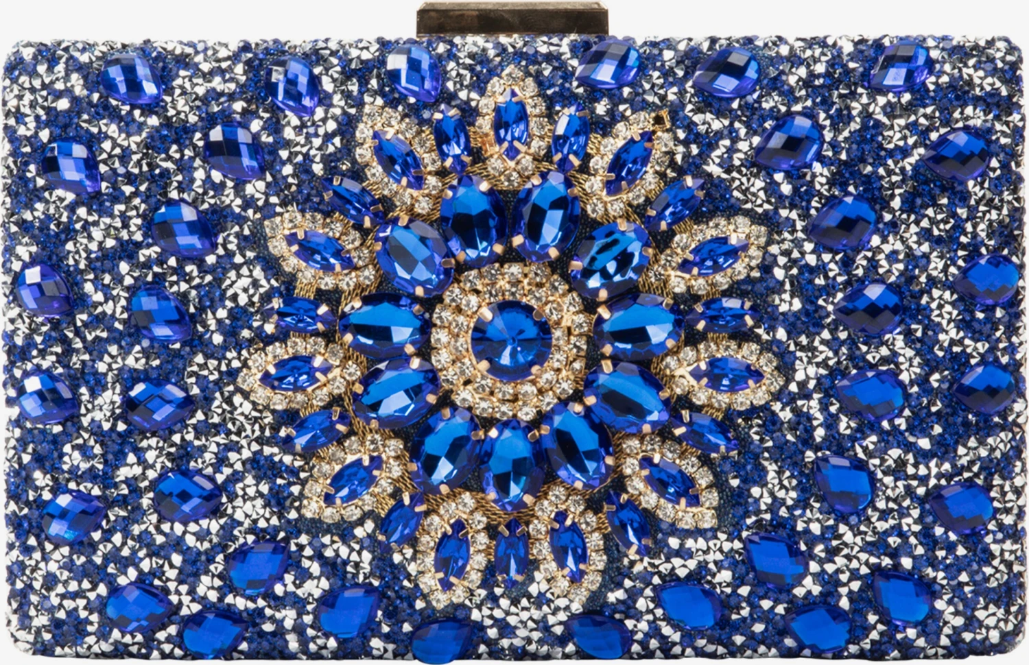 Faina Clutches Clutch Dames Blauw 3 Faina Clutches Clutch Dames Blauw