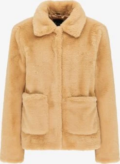 Faina Winterjassen Winterjas Dames Lichtbruin