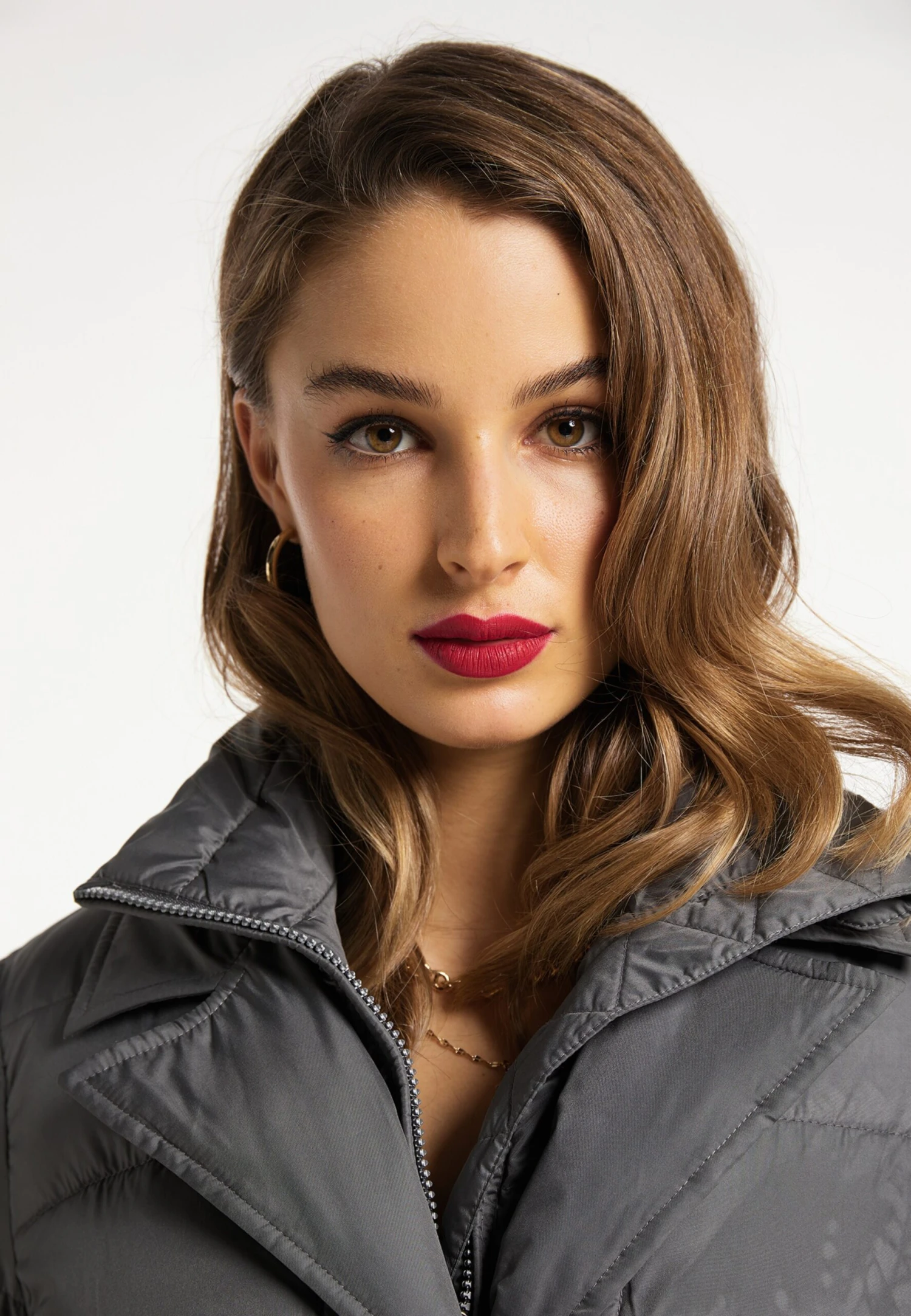 Faina Tussenjassen Tussenjas Dames Donkergrijs 7 Faina Tussenjassen Tussenjas Dames Donkergrijs - Image 5