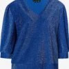 Faina Blouses Met Korte Mouw Blouse Dames Royal Blue/koningsblauw 1 Faina Blouses Met Korte Mouw Blouse Dames Royal Blue/koningsblauw -Faina Verkoop 2a4e504aa8b844fd90160689da4a57c4