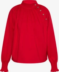 Faina Overhemden Blouse Dames Rood