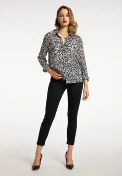 Faina Overhemden Blouse Dames Zwart / Natuurwit -Faina Verkoop 2c58584409ac1b88650c05f1bf59b13c