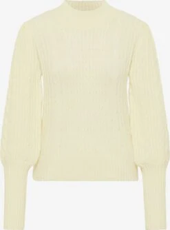 Faina Basic Truien Trui Tylin Dames Wolwit