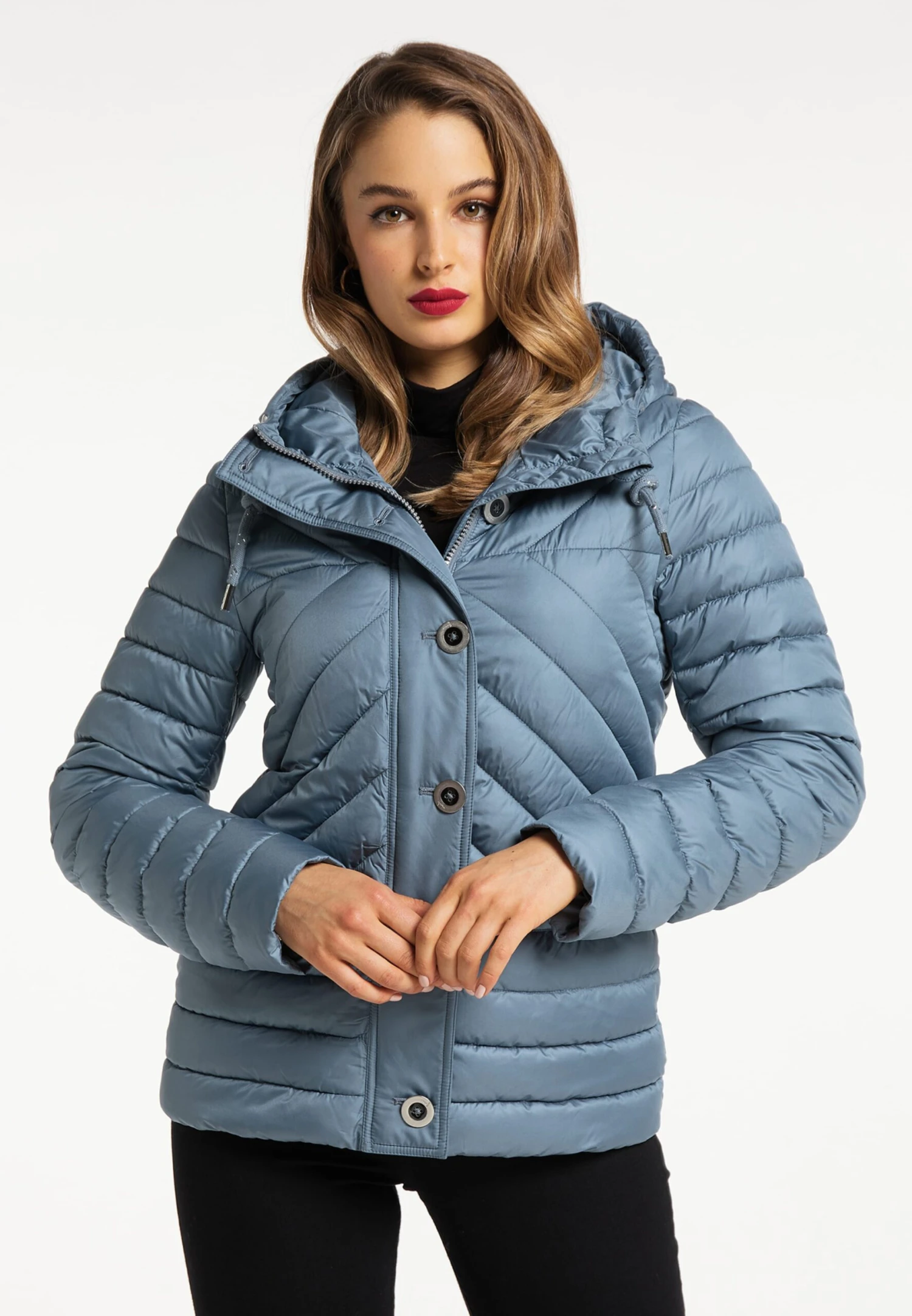 Faina Tussenjassen Tussenjas Dames Lichtblauw 4 Faina Tussenjassen Tussenjas Dames Lichtblauw - Image 2