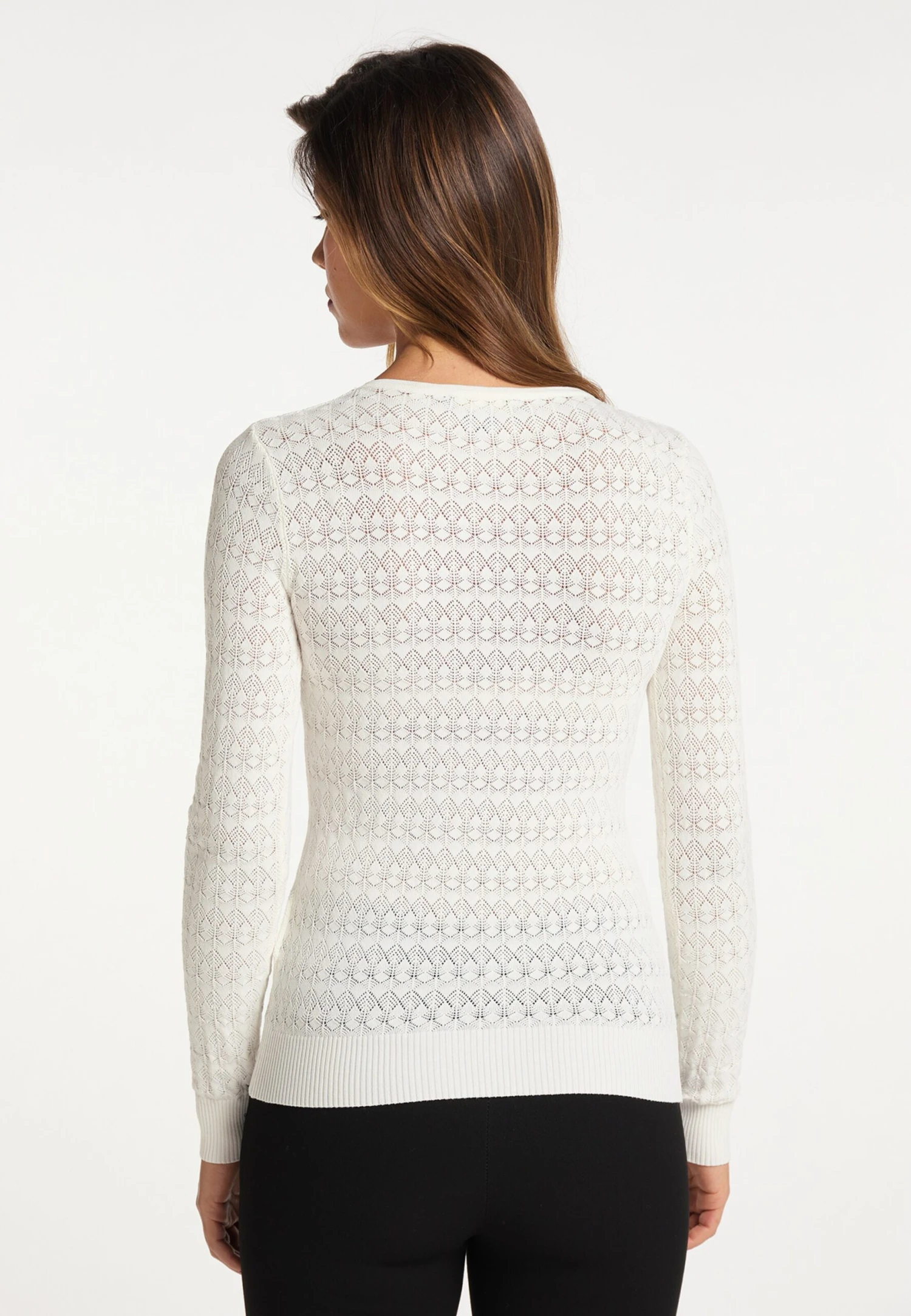 Faina Fijngebreide Truien Trui Dames Natuurwit 5 Faina Fijngebreide Truien Trui Dames Natuurwit - Image 3