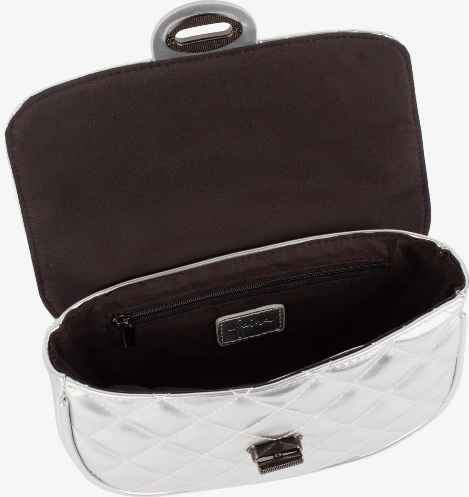 Faina Schoudertassen Schoudertas Dames Zilver 4 Faina Schoudertassen Schoudertas Dames Zilver - Image 2