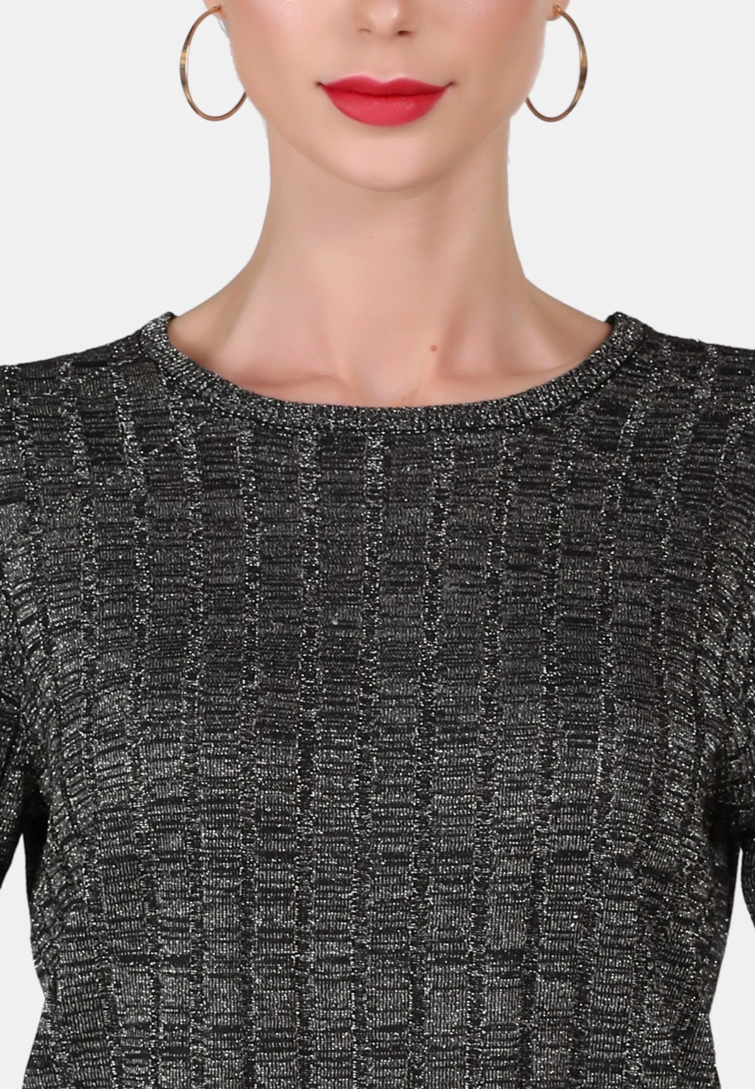 Faina Fijngebreide Truien Trui Dames Donkergrijs 7 Faina Fijngebreide Truien Trui Dames Donkergrijs - Image 5