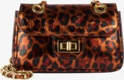 Faina Schoudertasjes Schoudertas Dames Neonoranje / Donkeroranje