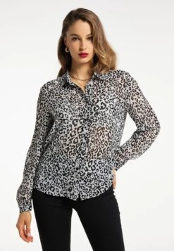 Faina Overhemden Blouse Dames Zwart / Natuurwit -Faina Verkoop 47edd504401047107c3401c9a9f5cd01