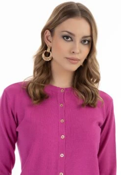 Faina Vesten Gebreid Vest Dames Fuchsia -Faina Verkoop 4a2dec09ca70b5e59e478e07fdf5a871