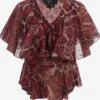 Faina Blouses Met Korte Mouw Blouse Dames Bordeaux / Roestrood / Cranberry / Pastelrood 1 Faina Blouses Met Korte Mouw Blouse Dames Bordeaux / Roestrood / Cranberry / Pastelrood -Faina Verkoop 4cc8d55d5869bc69b7d1f5392568a050