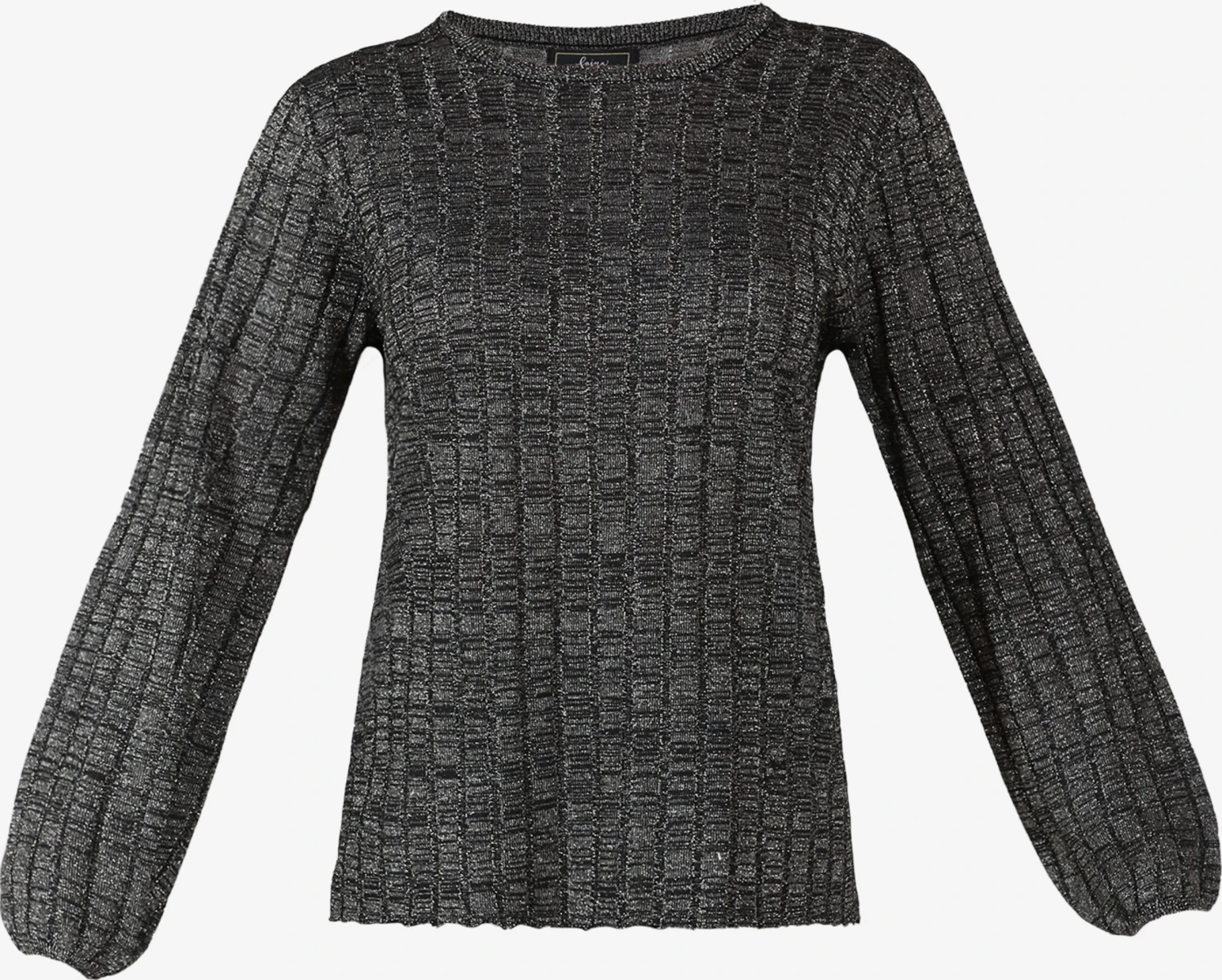 Faina Fijngebreide Truien Trui Dames Donkergrijs 3 Faina Fijngebreide Truien Trui Dames Donkergrijs