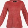 Faina Fijngebreide Truien Trui Dames Rood Gemêleerd 2 Faina Fijngebreide Truien Trui Dames Rood Gemêleerd -Faina Verkoop 52b871ec6c6bf8c64c384ce127559145