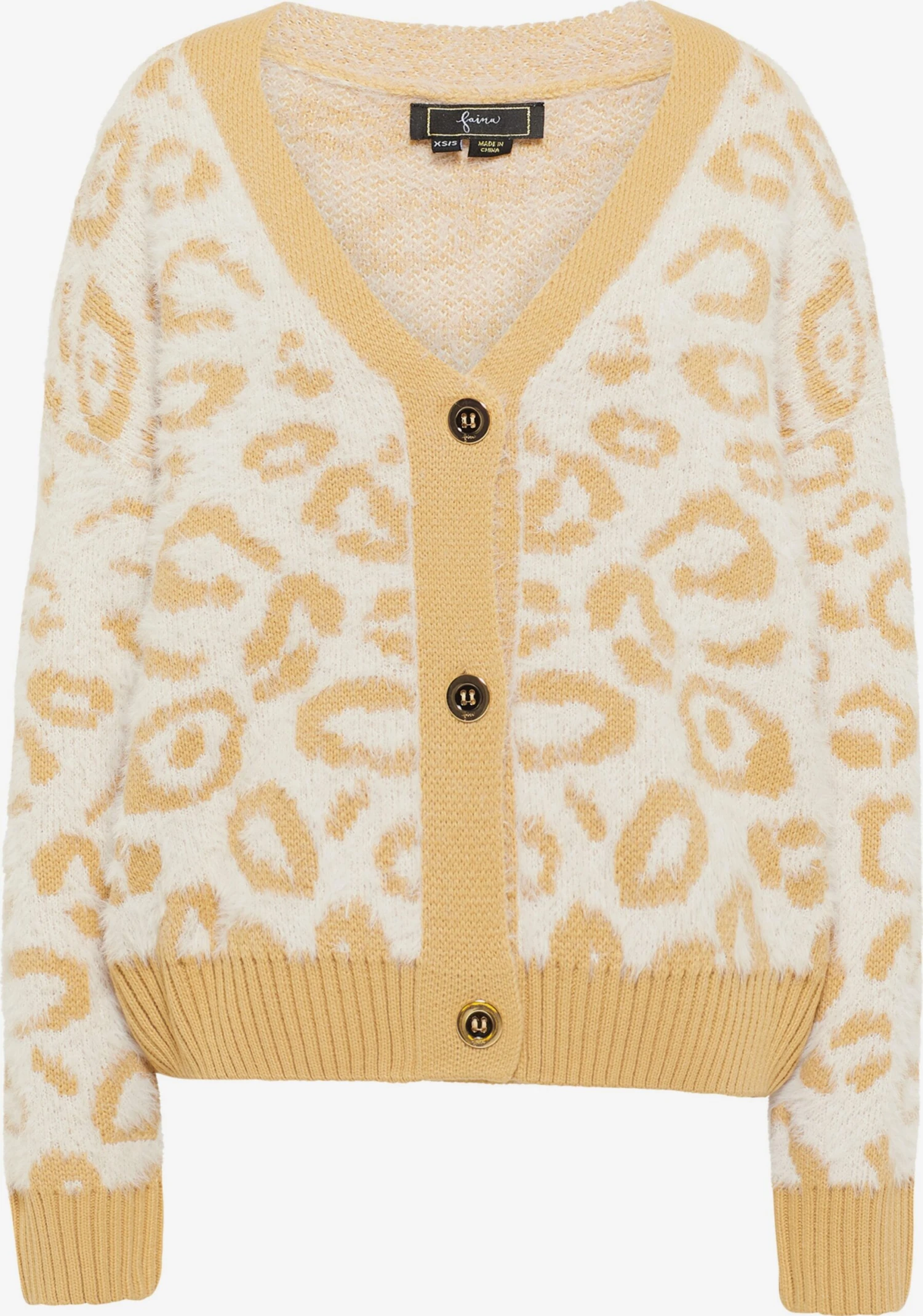 Faina Vesten Gebreid Vest Dames Wolwit 3 Faina Vesten Gebreid Vest Dames Wolwit