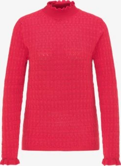 Faina Fijngebreide Truien Trui Dames Pink