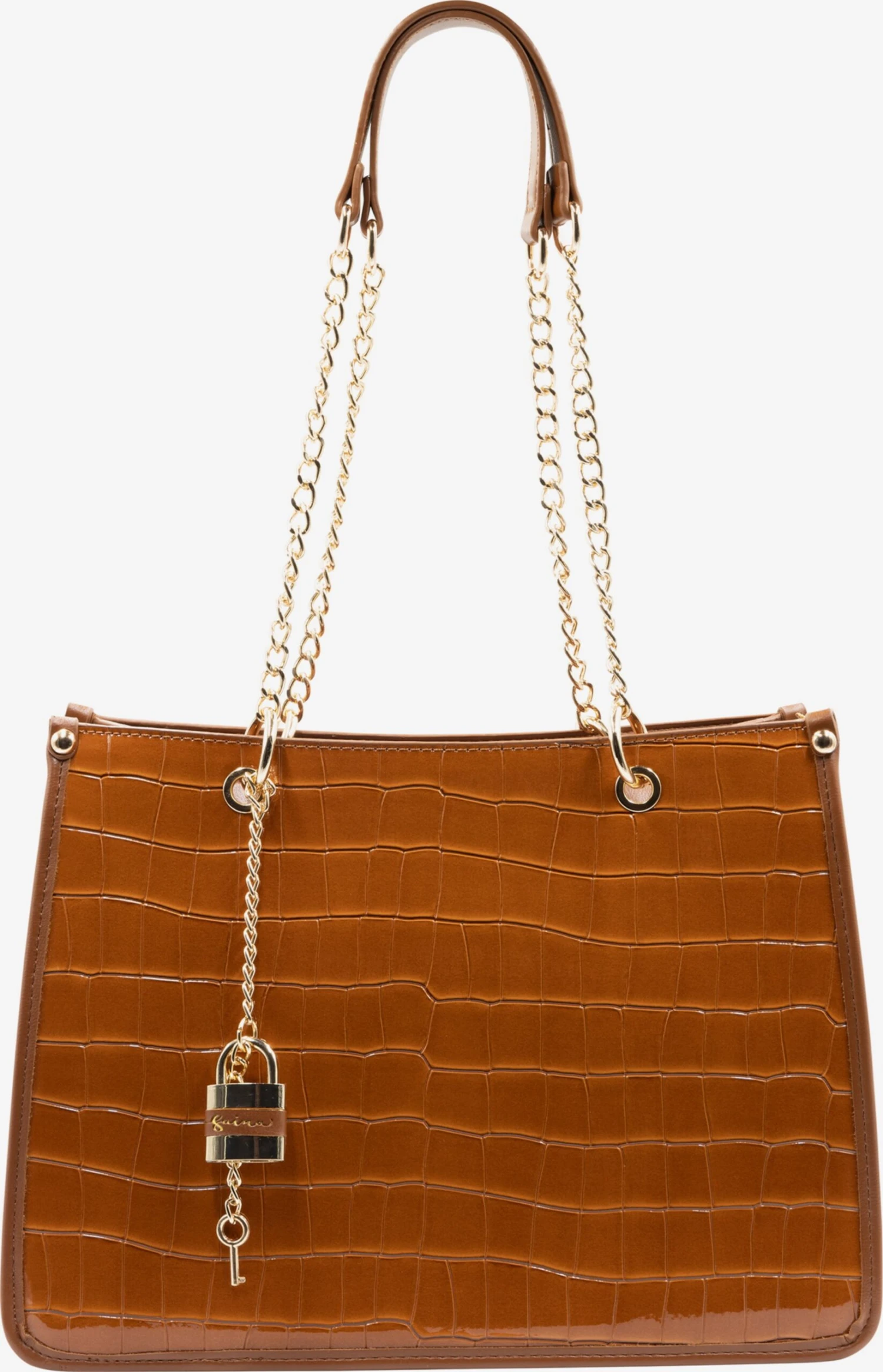 Faina Schoudertassen Schoudertas Haina Dames Bruin 3 Faina Schoudertassen Schoudertas Haina Dames Bruin