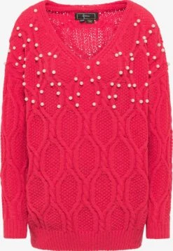 Faina Fijngebreide Truien Trui Dames Roze