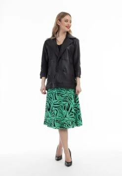 Faina Leren Jassen Tussenjas Dames Zwart -Faina Verkoop 5a16bfe094758583991d73e41420b0cc