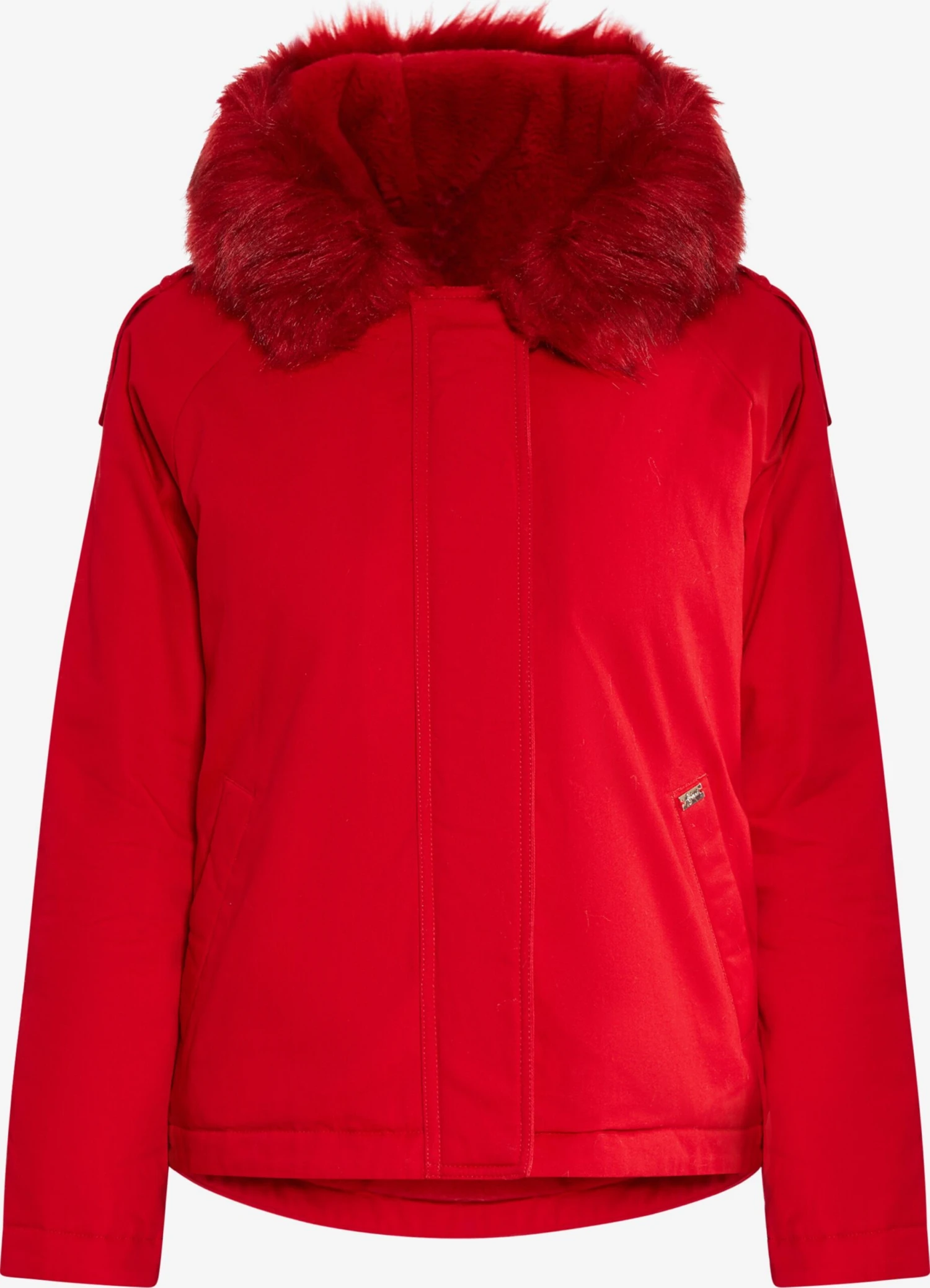 Faina Winterjassen Winterjas Minya Dames Rood 3 Faina Winterjassen Winterjas Minya Dames Rood