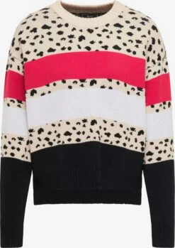 Faina Fijngebreide Truien Trui Dames Gemengde Kleuren