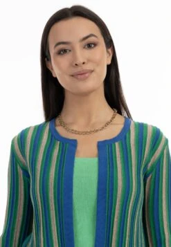 Faina Vesten Gebreid Vest Dames Blauw -Faina Verkoop 5fe374a5fee05d61124d813ab11efea5