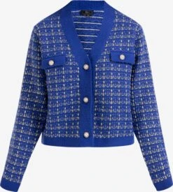 Faina Vesten Gebreid Vest Koosh Dames Royal Blue/koningsblauw