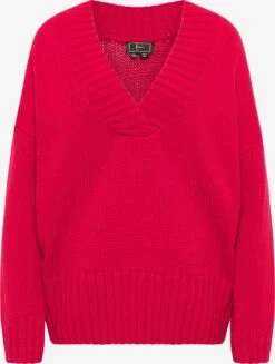 Faina Basic Truien Trui Dames Rood