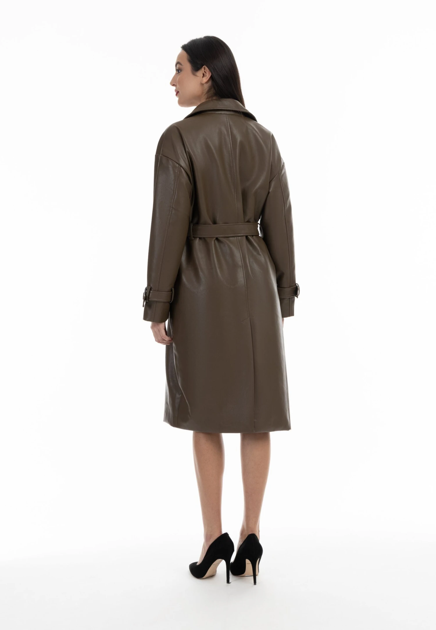 Faina Trenchcoat - Schokolade 5 Faina Trenchcoat - Schokolade - Image 3
