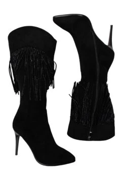 Faina Dulcey - Cowboy-/Bikerlaarsjes - Schwarz -Faina Verkoop 6ac80f9339a744ae9543d83743cda9ce