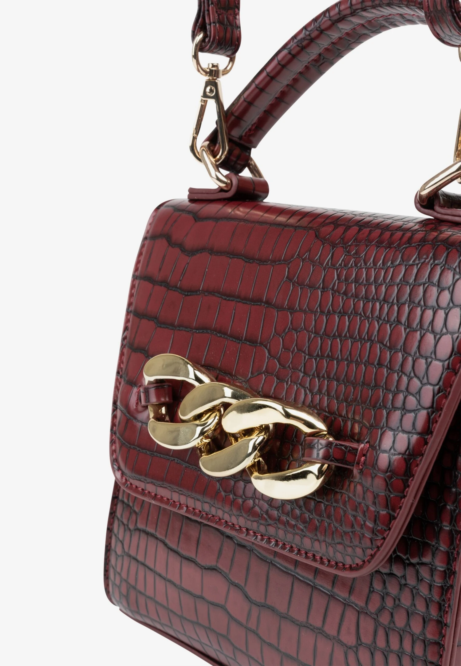 Faina Handtassen Handtas Dames Donkerrood 6 Faina Handtassen Handtas Dames Donkerrood - Image 4