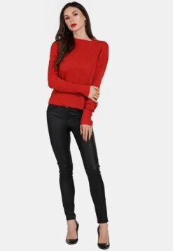 Faina Basic Truien Trui Dames Roestrood -Faina Verkoop 6c227d094a311cf5a77a9f1d39bcc399