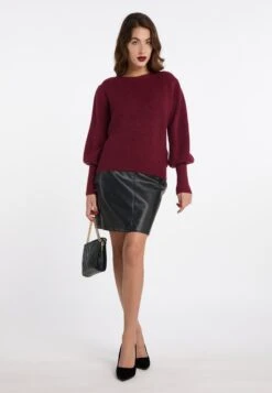 Faina Fijngebreide Truien Trui Tylin Dames Wijnrood -Faina Verkoop 70e2fffc072f820b15cdb099206c96c6