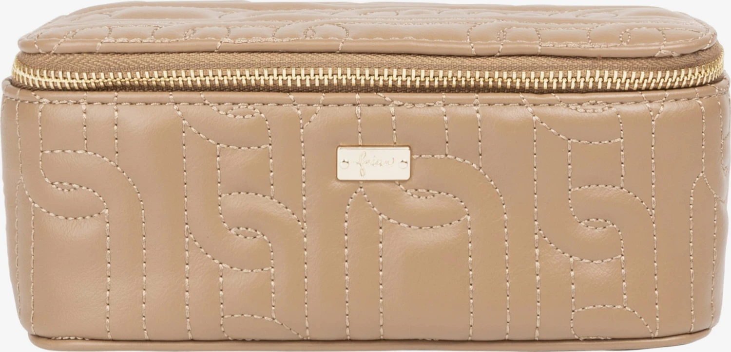 Faina Toilettassen Make Up Tas Caissa Dames Donkerbeige 3 Faina Toilettassen Make Up Tas Caissa Dames Donkerbeige