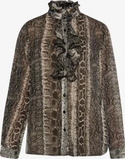 Faina Overhemden Blouse Dames Bruin