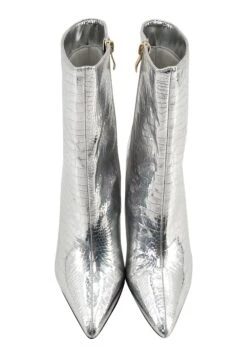 Faina Paino - Enkellaarsjes Met Hoge Hak - Silber -Faina Verkoop 74095d3958314905b2cf28533b0ebebd