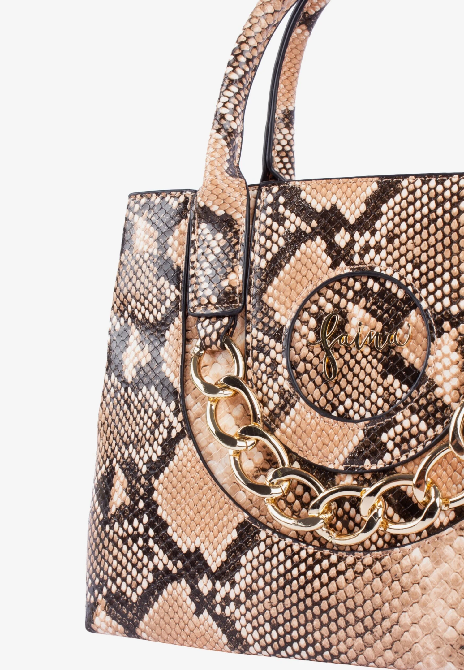 Faina Handtassen Handtas Dames Crème / Camel 7 Faina Handtassen Handtas Dames Crème / Camel - Image 5