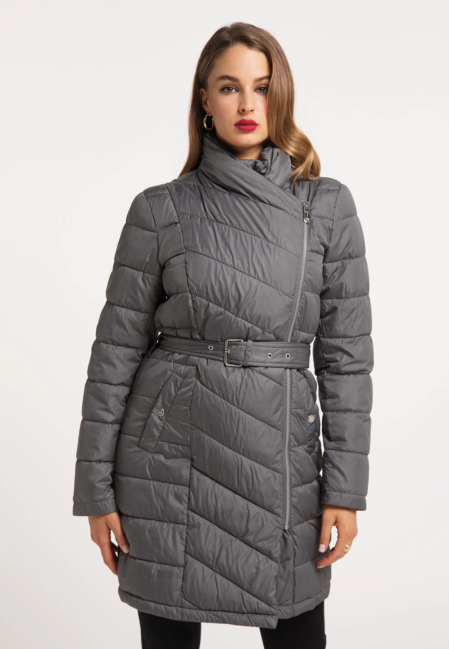 Faina Caspio - Winterjas - Dunkelgrau 3 Faina Caspio - Winterjas - Dunkelgrau