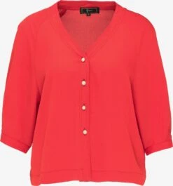Faina Blouses Met Korte Mouw Blouse Dames Grenadine