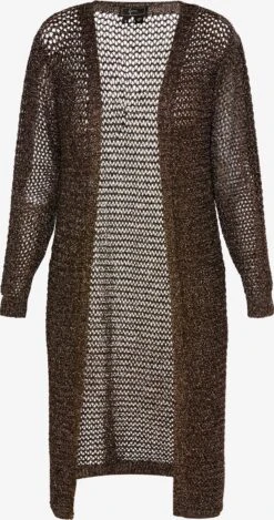 Faina Vesten Gebreid Vest Dames Bruin