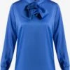 Faina Blouseshirts Blouse Dames Royal Blue/koningsblauw